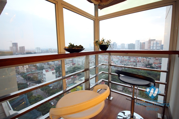 Bright and Fully Furnished Three Bedrooms Apartment for Rent in Ciputra Area